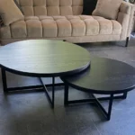 Ronde salontafels black