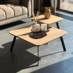 Salontafel set globo vierkant