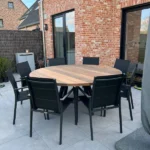 Buitentafel rond ipe