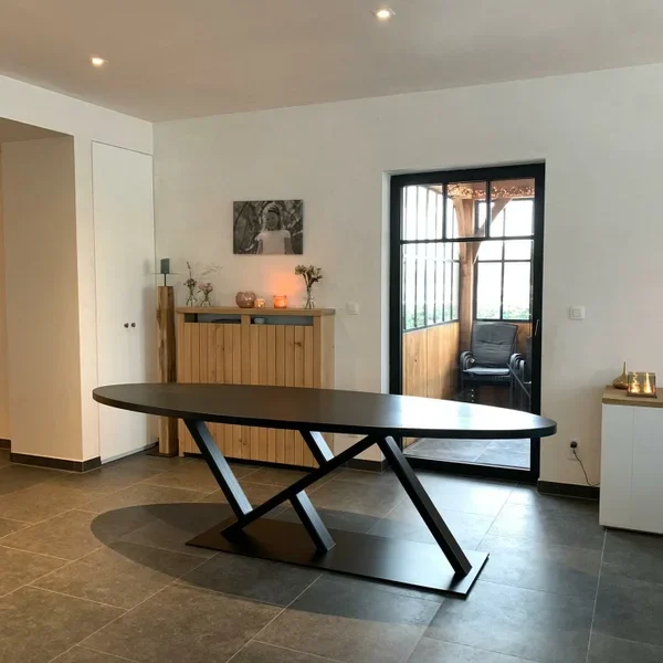 Eettafel Marly elips black