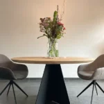 Ronde eikentafel Roia