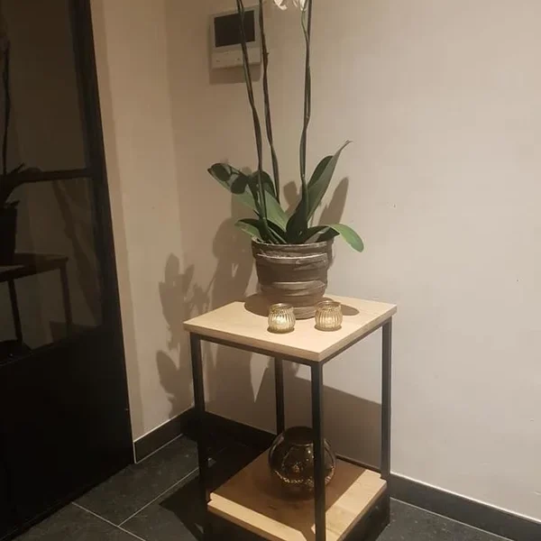 Bijzettafel met dubbel verdiep