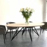 Eettafel Harper elips