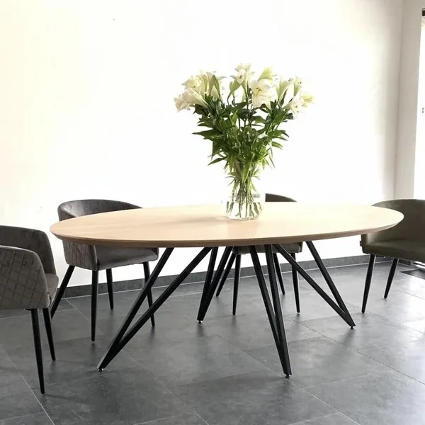 Eettafel Harper elips