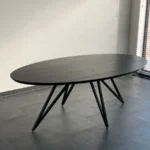 Eettafel Harper elips black