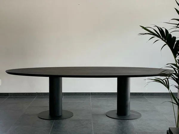 Eettafel Raf double elips black