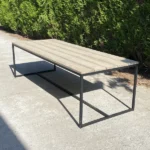 Buitentafel steigerhout u onderstel met ligger