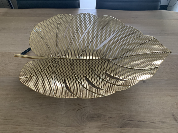 Shaal blad metaal goud