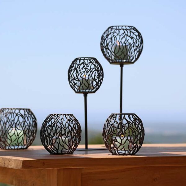 Theelichthouder Flame