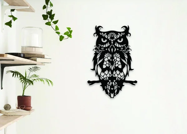 Lasergesneden Uil